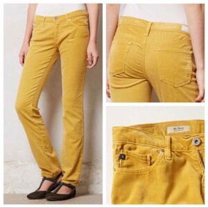 Anthro x Adriano Goldschmeid | The Stevie Slim Straight Golden Corduroys | 26R